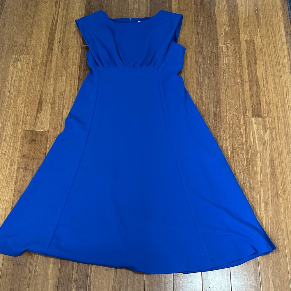 LAST CHANCE: Calvin Klein Royal Blue Midi Dress